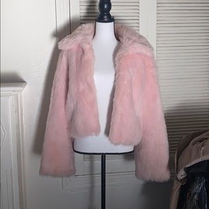Baby phat Faux Fur Pink jacket